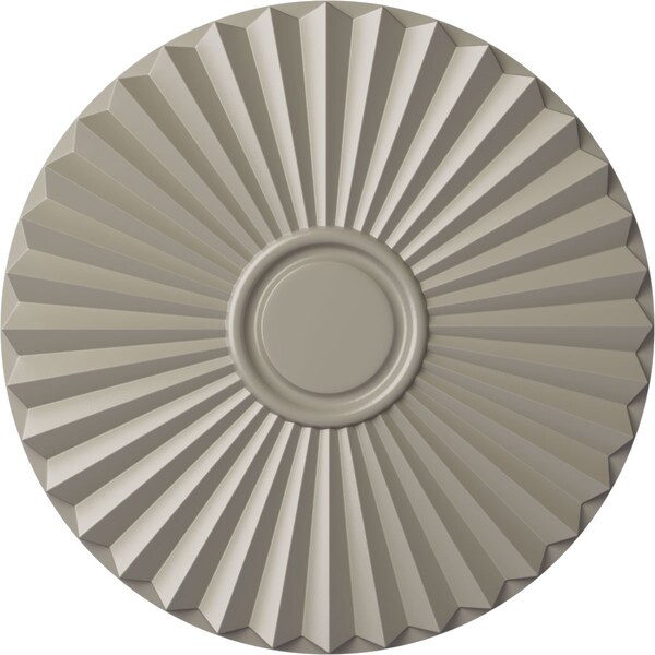 Ekena Millwork Shakuras Ceiling Medallion (For Canopies up to 5"), Hand-Painted Pearl White, 19 3/4"OD x 1 3/8"P CM20SHPWS - main